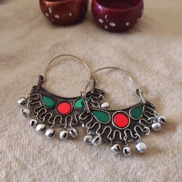 Multicolored Festival Earrings ,Colorful Festival Earrings,Funky Earring - Picture 1 of 8